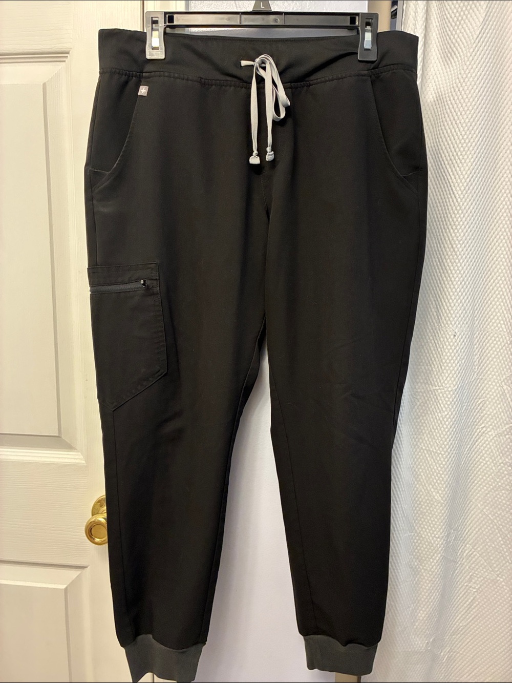 Figs Black Jogger Scrub Pants